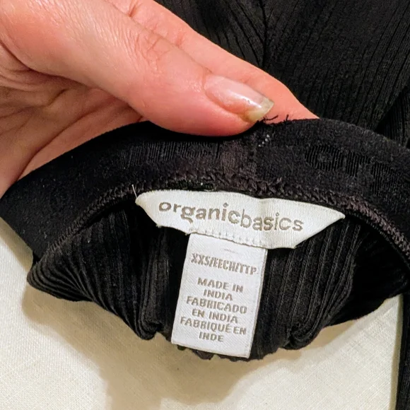 Organic Basics Core Bold Rib Flare Leggings XXS - Picture 6 of 6